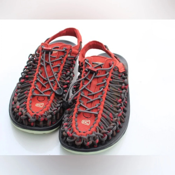 Keen Red and Black Men's Sandals - Picture 3 of 14